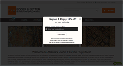 Desktop Screenshot of designerrugwarehouse.com