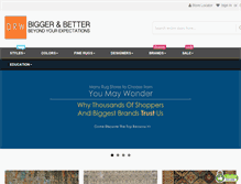 Tablet Screenshot of designerrugwarehouse.com